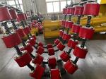 Professional High Load Moment Pipe Roller Cradle For Full Automatic Lowering