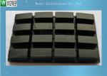 Black Conductive 16 Keys Matrix 50 Degree Silicone Rubber Keypad