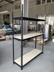 Light Duty Rivet Rack Shelving , Steel Material Boltless Warehouse Shelving