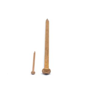 Wholesale Smooth Shank Copper Square Boat Nails With Rose Head 2&quot; X 12g from china suppliers