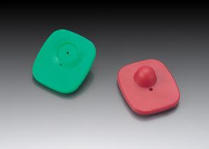 Wholesale Mini Square Tag Green / Red EAS RF Tag 8.2MHz / 4.75Mhz / 3.25Mhz / 1.95Mhz HAX001-2 from china suppliers