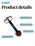 1000kg 1500kg Self-Lifting Pallet Loader Semi Electric Stacker with 800W Drive