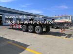 40 Foot 3 Axle Flat Bed Semi Trailer 40-50 Tons
