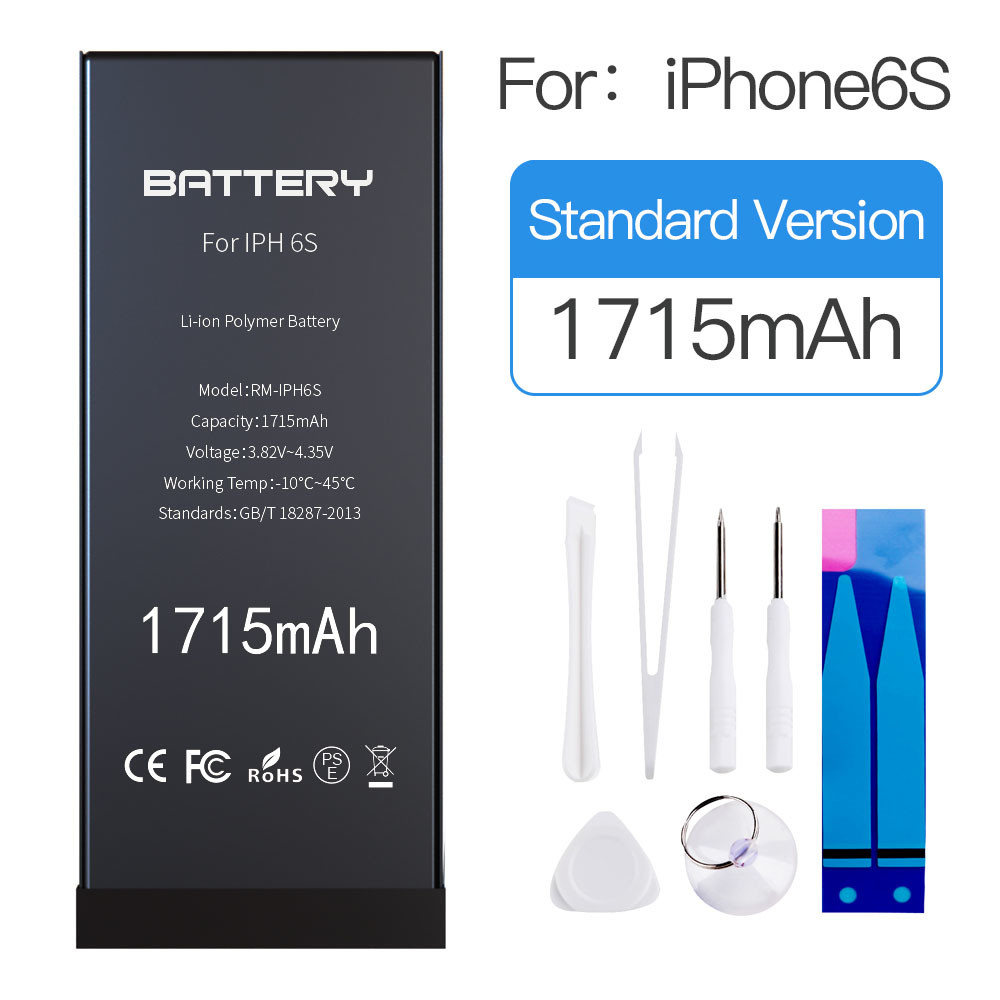 NEW OEM factory wholesale cell phone battery for iphone 6S battery with one year warranty