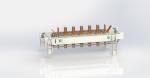 Plc Motion 50mic Tissue Manufacturing Machine , 40packs/Min Paper Towel Machine