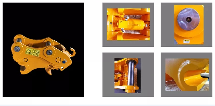 E312 Hydraulic Quick Hitch Q345B Excavator Quick Coupler
