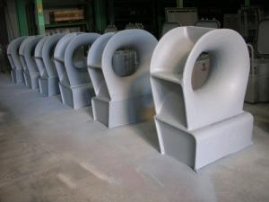 Wholesale Stainless Steel Panama Mooring Components / Marine Chocks With Sandblasting Surface from china suppliers