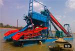 7.5m River Sand Pumping Machine Gold Bucket Dredger