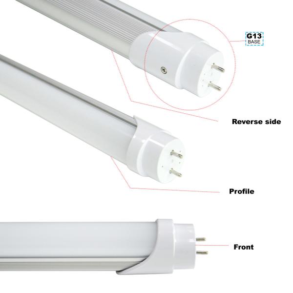 2 Foot -8 Foot T8 LED Tube Light , Led T8 Replacement Tube Fixture 3000K- 6000K