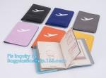 Promotional Customized color PVC travel Passport Cover, Ticket Holder Travel