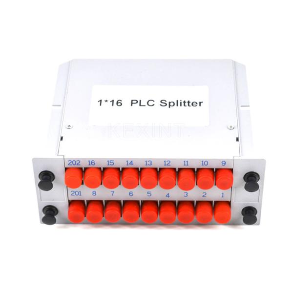 Kexint 1x2 1x4 1x8 1x16 1x32 White Color Low In Loss Passive Fc fiber optic plc