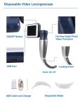 Veterinary use flexible endoscope Fiber Optic Anesthesia video laryngoscopy