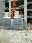 Single Cage With 2T Capacity Carry Materials And People Elevator Height Of 30