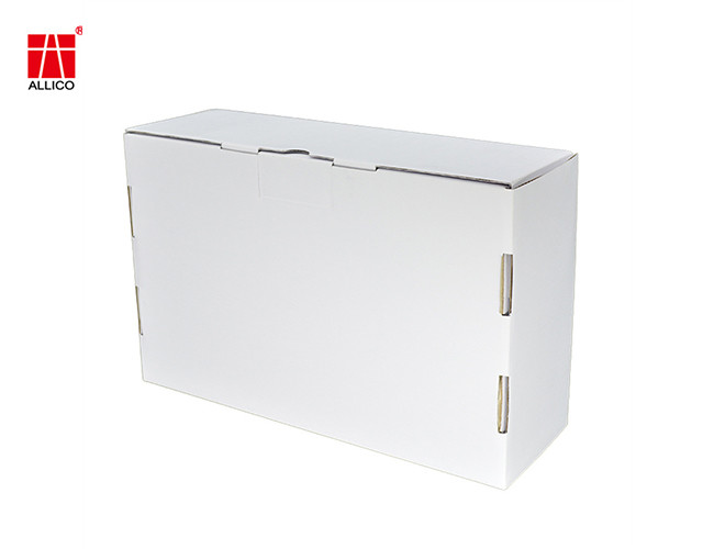 White 128g Corrugated Garment Packaging Box For Shipping ALLICO