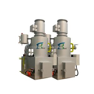 Wholesale Silvery Smokeless Medical Waste Burning Incinerator for Hospital Customized by Clients from china suppliers