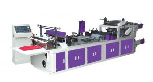 Wholesale 2.2T Non Woven Zipper Bag Making Machine 20g - 80g Discharge Thickness from china suppliers