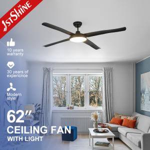 Wholesale 62 Inch Indoor Space LED Ceiling Fan with Quiet Time Setting ETL Certified 10 Year Motor from china suppliers