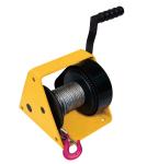 Hand Windlass Worm Drive Winch , GR300 300kg Small Winch Worm Drive For Puller