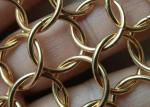 Electroplating Color 1.5mm Diameter 15mm Round Ring Metal Chain Mail Mesh Is For