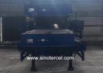 Three Axles Low Bed Semi Trailer 60 Ton Low Bed Trailer Blue