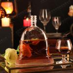 500ml 700ml 750ml Fishtail Shape Transparent Whiskey Gin Glass Bottle for
