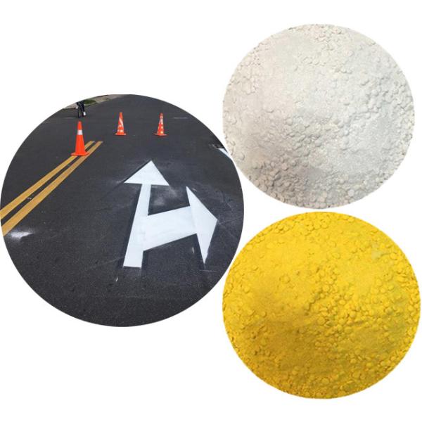 Strong Wear Resistance Strong Adhesion White Yellow Thermoplastic Road Marking