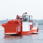60cbm Aquatic Garbage Transport Barge Boat for Trash Skimmer