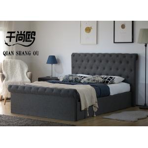Wholesale Queen Size Upholstered Storage Platform Bed size customized European style from china suppliers