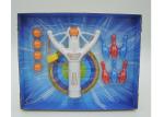 Super Power 8 " Flying Kids Slingshot Toys With 5 Foam Balls And 6 Targets