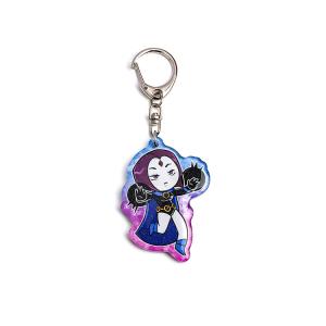Wholesale Customized Non-Clear Full Bleed Edge Double Side Custom Epoxy Glitter Cute Acrylic Charm Anime Keychain from china suppliers