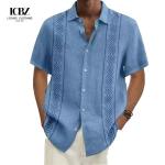 Support 7 Days Sample Order Lead Time Men's Short Sleeve Hawaiian Shirts and