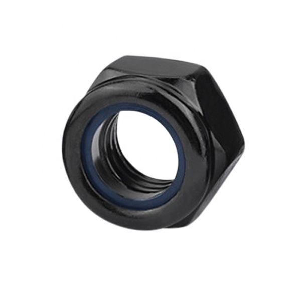Stainless Steel 304 Nyloc Hex Nylon Insert Lock Nuts For Industrial