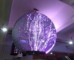 New Product Transparent LED Display Ball Hanging LED Screen Ball For Advertising