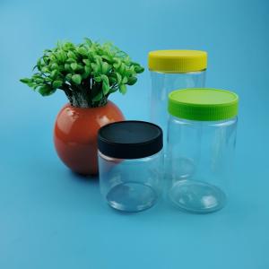 Wholesale 150ml Peanut Butter Packaging Bottle Jar Clear Round Containers With Screw Lids from china suppliers
