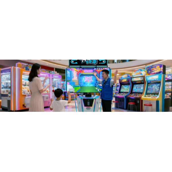 65-inch HD Interactive Screen Sports Game Machine with Motion-Sensing for 2 Players