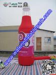 PVC Custom Inflatable Advertising Bottle , 5M Inflatable Bottle Model For