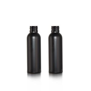 Wholesale Travel 60ml Boston Round Hair Care Bottle Plastic Containers Custom Black Color from china suppliers