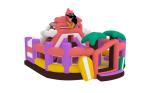 Interactive Games Giant Inflatable Fun City Bouncy House Dry Slide Inflatable