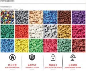 China 2-4mm High Density Epdm Pellets Rubber Granules / Scrap / Chips on sale