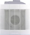 2-12 Inches Black Wall Mounted Kitchen Exhaust Fan with Lighting and Axial Flow