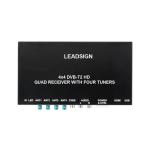 9V~36V Digital TV Receiver With 4x4 Tuners Using Parrot Chipset For Car