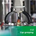 Huituo Rotary 10 Head Full Servo Lotion Pump Capping Machine