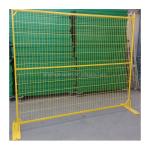 Galvanized and PVC Coated Standard Temporary Fence Panels for Roadway Safety