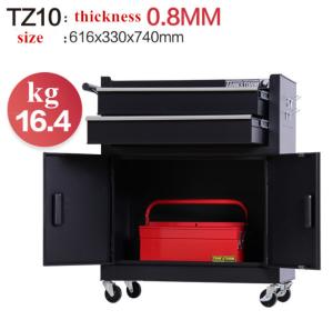 Wholesale 2 Drawers 0.8mm OEM Rolling Tool Carts , Tool Storage Trolley from china suppliers