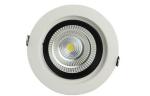 Dimmable 110 / 220 VAC Input 20W indoor COB LED Down Light CREE LEDs 1700Lm