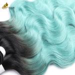 Factory Direct Sale Vietnamese Virgin Human Hair 1b/Blue Colored Straight Hair