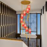 E27 Simplicity Art Modern Pendant Light For Wedding House Staircase