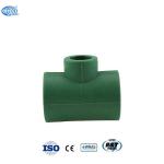 Green PPR Reducing Tee DIN16962 PPR Pipes Fittings Quick Coupling