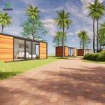 EPS Panel Prefab Container House Light Weight Structure Galvanized Steel