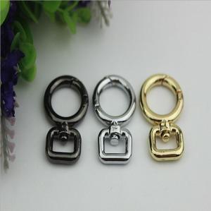 Wholesale DIY Sewing handmade zinc alloy 16mm bag spring o rings for dog pet collar from china suppliers